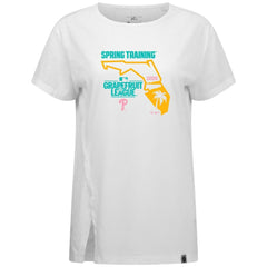 Philadelphia Phillies Levelwear Women's 2026 Spring Training Influx Ball Bold T-Shirt - White - MLB Online