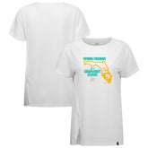 Miami Marlins Levelwear Women's 2026 Spring Training Influx Ball Bold T-Shirt - White - MLB Discount