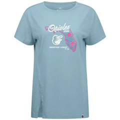 Baltimore Orioles Levelwear Women's Influx Spring Training Sunrise Bold T-Shirt - Blue - MLB Online