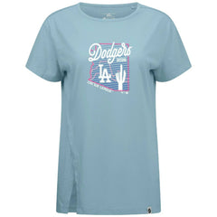 Los Angeles Dodgers Levelwear Women's Influx Spring Training Sunrise Bold T-Shirt - Blue - MLB Online