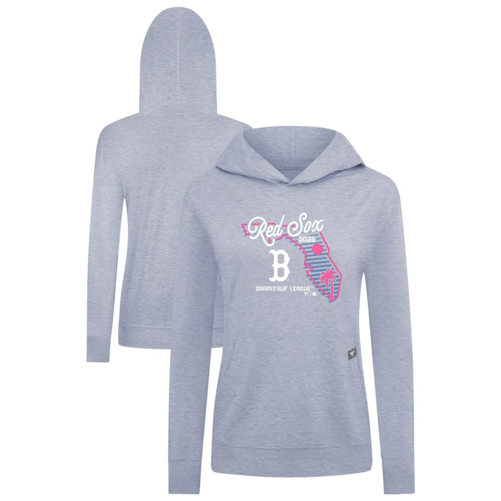 Boston Red Sox Levelwear Women's Relay Spring Training Sunrise Bold Hoodie - Light Blue - MLB Sale