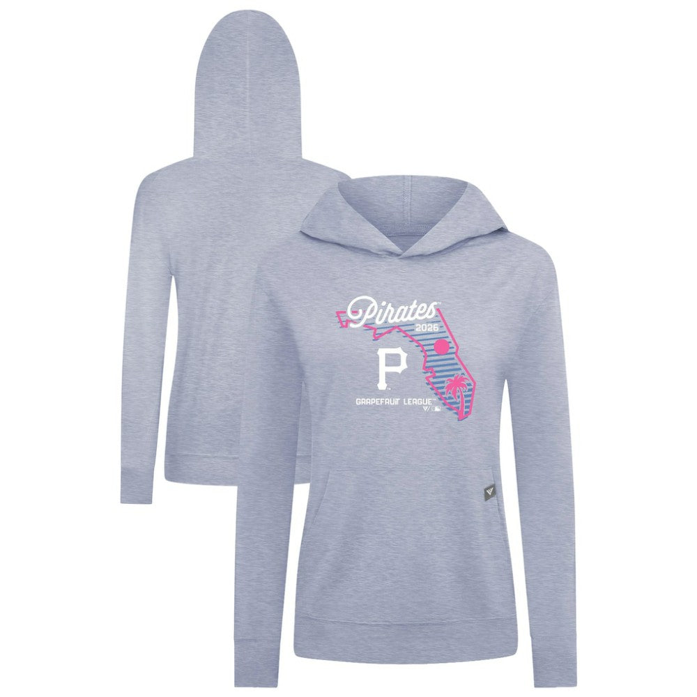 Pittsburgh Pirates Levelwear Women's Relay Spring Training Sunrise Bold Hoodie - Light Blue - MLB on Sale