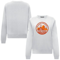 Milwaukee Brewers Levelwear Women's Yvette Spring Training Badge Bold Sweatshirt - White - MLB Lifestyle