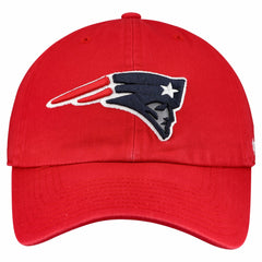 47 brand New England Patriots '47 Clean Up Primary Logo Adjustable Hat Red