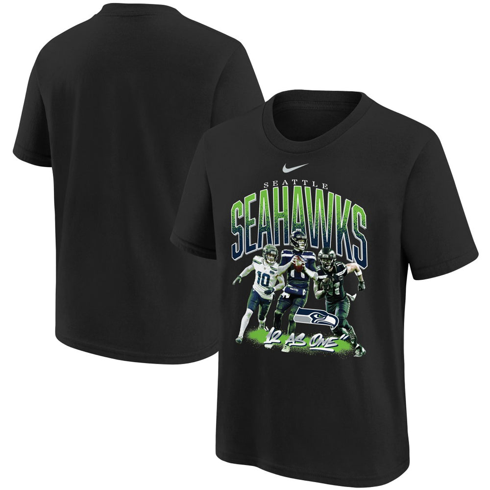 Nike Seattle Seahawks Youth 12 As One T-Shirt Black