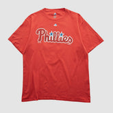 Philadelphia Phillies Majestic 2000s T-shirt - Red - Vintage - Fanatics Lifestyle