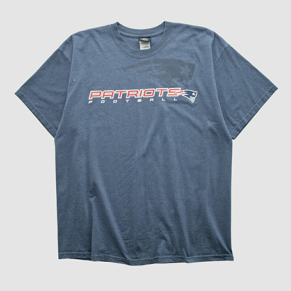 Fanatics New England Patriots NFL 2010s T-shirt Blue Vintage
