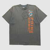 Fanatics Miami Dolphins NFL 2010s T-shirt Dark Heather Gray Vintage