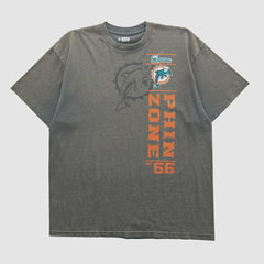 Fanatics Miami Dolphins NFL 2010s T-shirt Dark Heather Gray Vintage