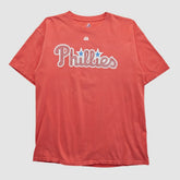Philadelphia Phillies Majestic 2000s T-shirt - Red - Vintage - Fanatics Online
