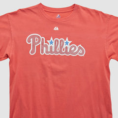 Philadelphia Phillies Majestic 2000s T-shirt - Red - Vintage - Fanatics Online