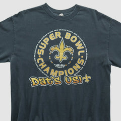 Fanatics New Orleans Saints Alstyle 2010 Long Sleeve T-shirt Black Vintage