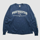 Fanatics New England Patriots Gildan 2000s Long Sleeve T-shirt Navy Vintage