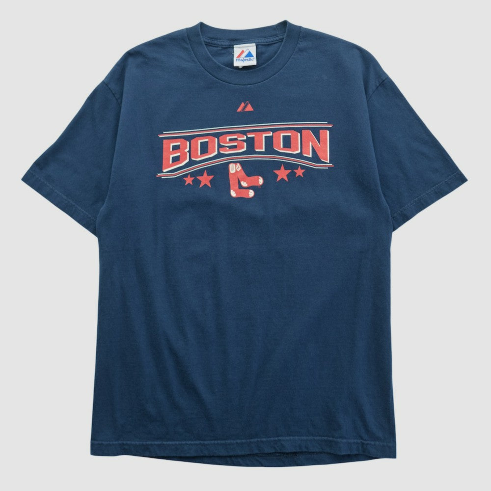 Boston Red Sox Majestic 2007 T-shirt - Navy - Vintage - Fanatics Lifestyle