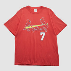 St. Louis Cardinals Majestic 2000s T-shirt - Red - Vintage - Fanatics Sale