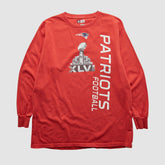 Fanatics New England Patriots NFL 2012 Long Sleeve T-shirt Red Vintage