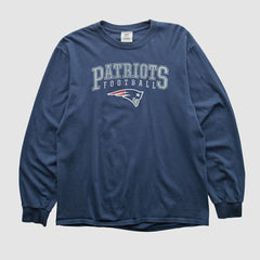 Fanatics New England Patriots NFL 2010s Long Sleeve T-shirt Navy Vintage