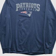 Fanatics New England Patriots NFL 2010s Long Sleeve T-shirt Navy Vintage