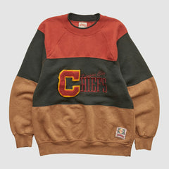 Fanatics Kansas City Chiefs Nutmeg Mills 90s Pullover Sweatshirt Clay Vintage