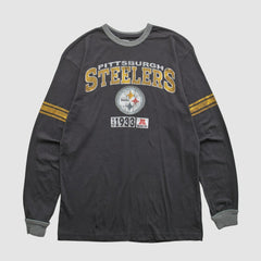 Fanatics Pittsburgh Steelers NFL 2010s Long Sleeve T-shirt Black Vintage
