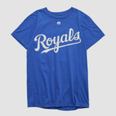 Kansas City Royals Majestic T-shirt - Blue - Yth XVintage - Fanatics Discount