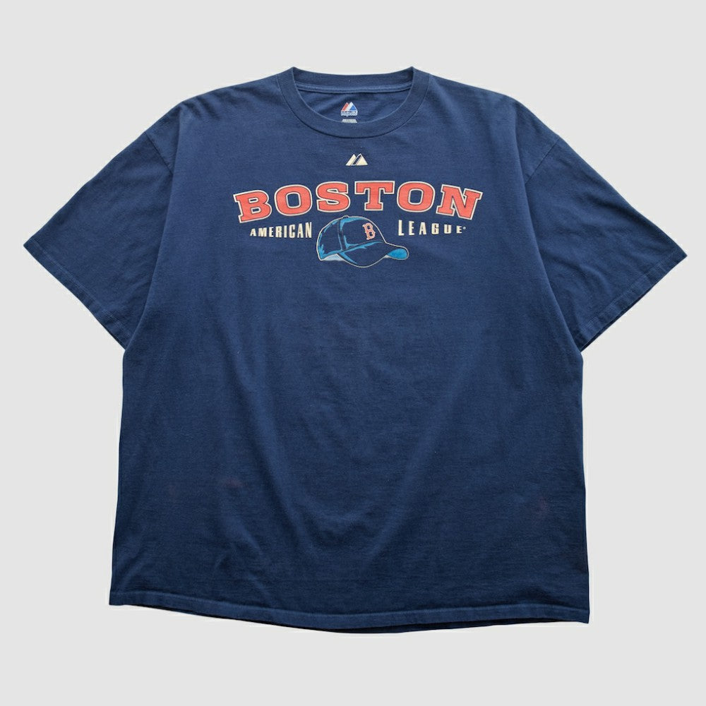 Boston Red Sox Majestic 2000s T-shirt - Navy - 2XVintage - Fanatics Online