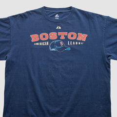 Boston Red Sox Majestic 2000s T-shirt - Navy - 2XVintage - Fanatics Online