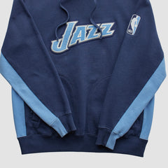 Utah Jazz NBA 2000s Hooded Pullover Sweatshirt Navy Vintage | Vintage discount