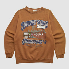 New York Yankees Puma 2000 Pullover Sweatshirt - Clay - Vintage - Fanatics Lifestyle