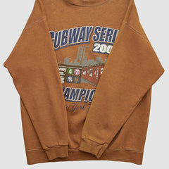 New York Yankees Puma 2000 Pullover Sweatshirt - Clay - Vintage - Fanatics Lifestyle