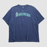 Seattle Mariners Majestic 2000s T-shirt - Navy - 2XVintage - Fanatics Lifestyle