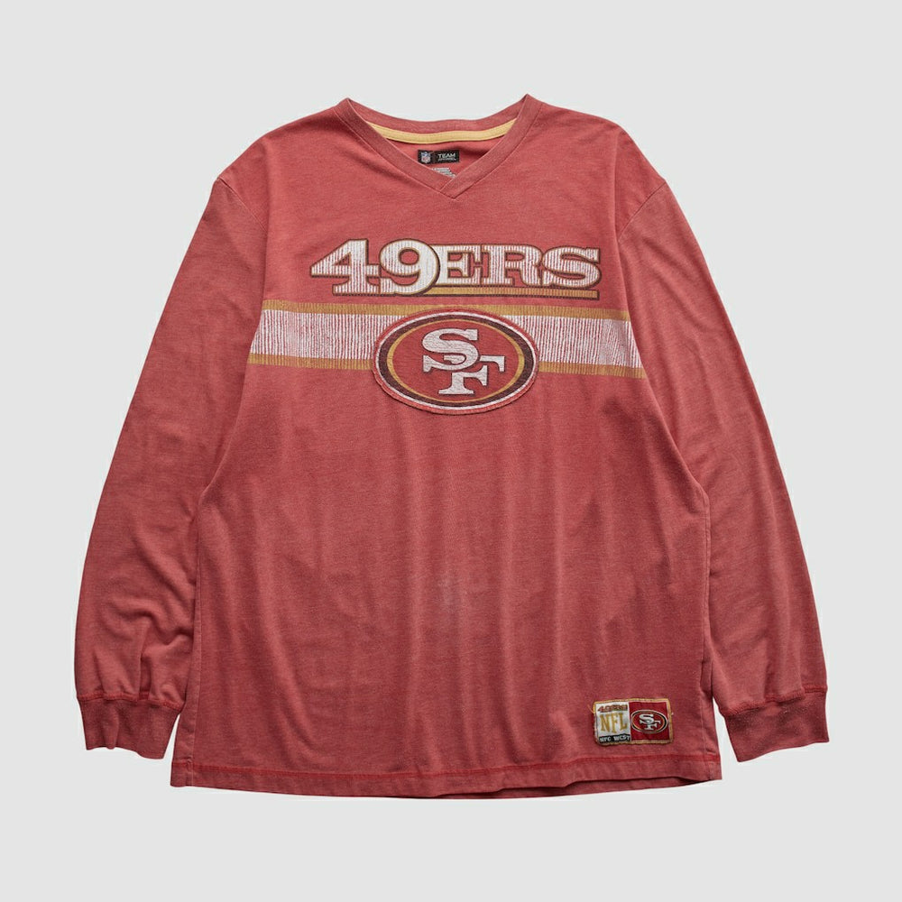 Fanatics San Francisco 49ers NFL 2010s Long Sleeve T-shirt Red Vintage