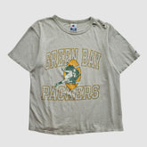 Fanatics Green Bay Packers Champion 90s T-shirt Heather Gray Vintage