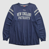 Fanatics New England Patriots NFL 2000s Long Sleeve T-shirt Navy Vintage