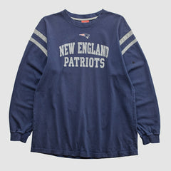 Fanatics New England Patriots NFL 2000s Long Sleeve T-shirt Navy Vintage