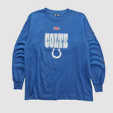 Fanatics Indianapolis Colts NFL 2010s Long Sleeve T-shirt Blue Vintage
