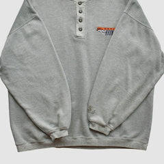 Fanatics Denver Broncos Starter 90s Pullover Sweatshirt Heather Gray Vintage