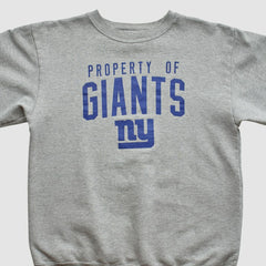 Fanatics New York Giants Reebok 2000s Pullover Sweatshirt Heather Gray Vintage
