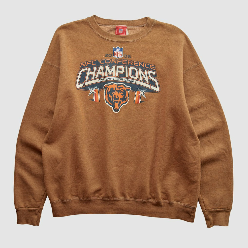 Fanatics Chicago Bears NFL 2006 Pullover Sweatshirt Clay Vintage
