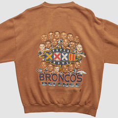 Fanatics Denver Broncos Delta 1998 Pullover Sweatshirt Clay Vintage