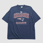 Fanatics New England Patriots Lee Apparel 2002 T-shirt Navy Vintage