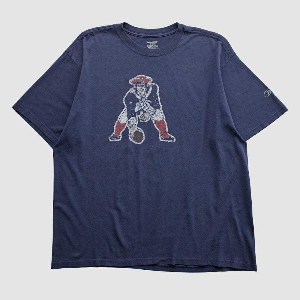 Fanatics New England Patriots Reebok 2000s T-shirt Navy Vintage
