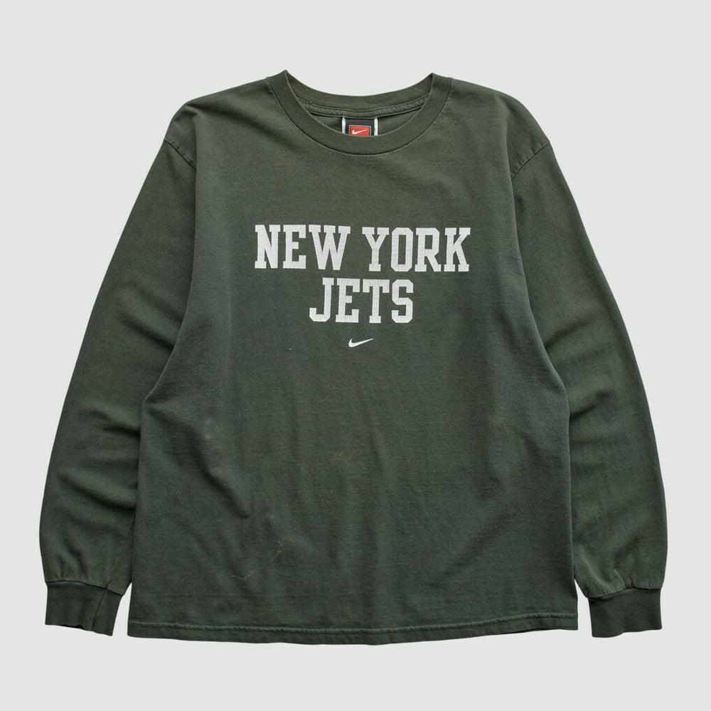 Fanatics New York Jets 2000s Long Sleeve T-shirt Green Vintage