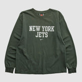 Fanatics New York Jets 2000s Long Sleeve T-shirt Green Vintage