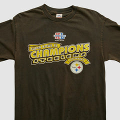 Fanatics Pittsburgh Steelers Alstyle 2006 Long Sleeve T-shirt Brown Vintage
