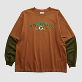 Fanatics Green Bay Packers NFL 2000s Long Sleeve T-shirt Clay Vintage