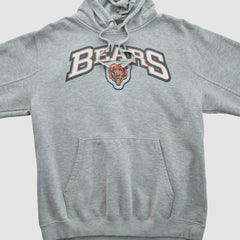 Fanatics Chicago Bears 2010s Hooded Pullover Sweatshirt Heather Gray Vintage