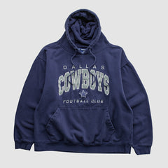 Fanatics Dallas Cowboys 2010s Hooded Pullover Sweatshirt Navy Vintage