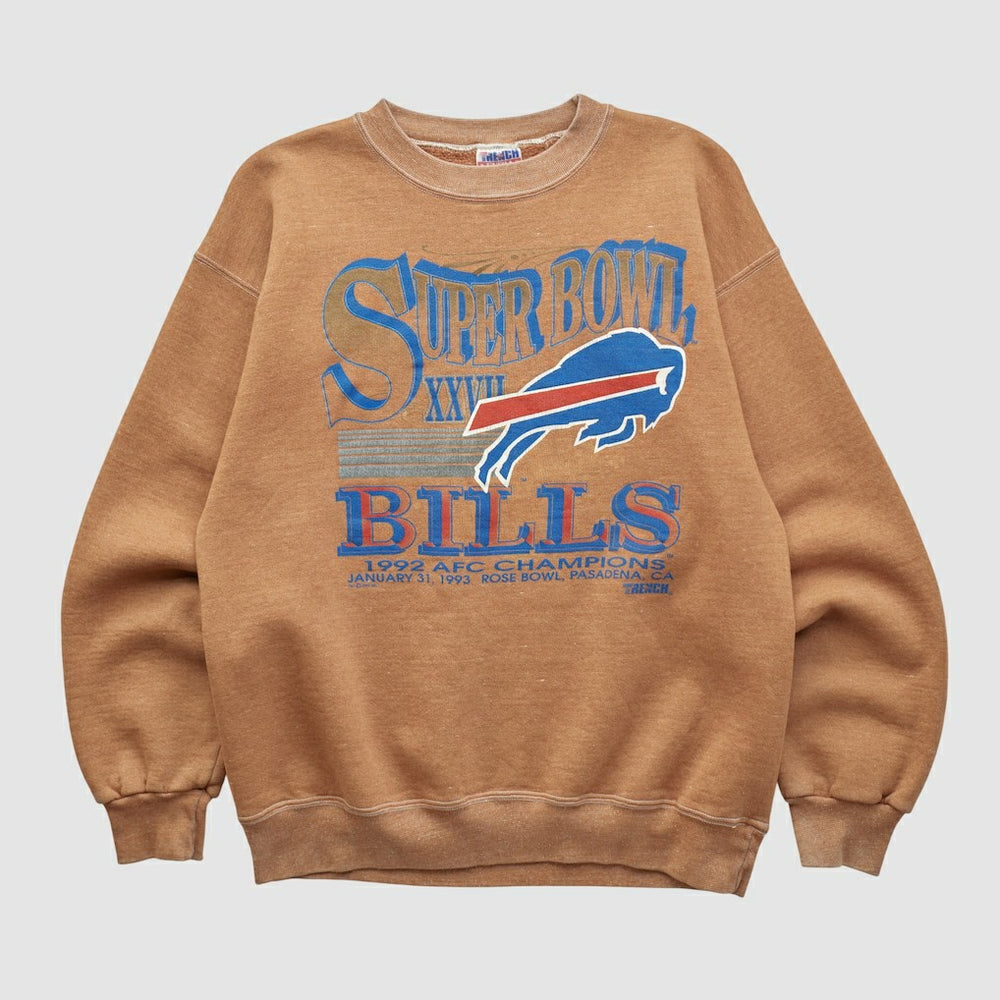 Fanatics Super Bowl XXVII Trench 1992 Pullover Sweatshirt Clay Vintage