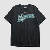 Miami Marlins Majestic 2000s T-shirt - Black - Vintage - Fanatics Discount